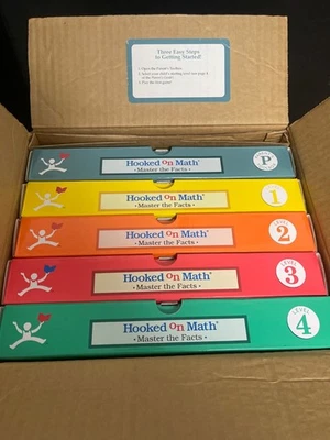 Hooked On Math Master The Facts Complete Set 1 - 4 & Parent's Toolbox 1999 - Image 1 of 4