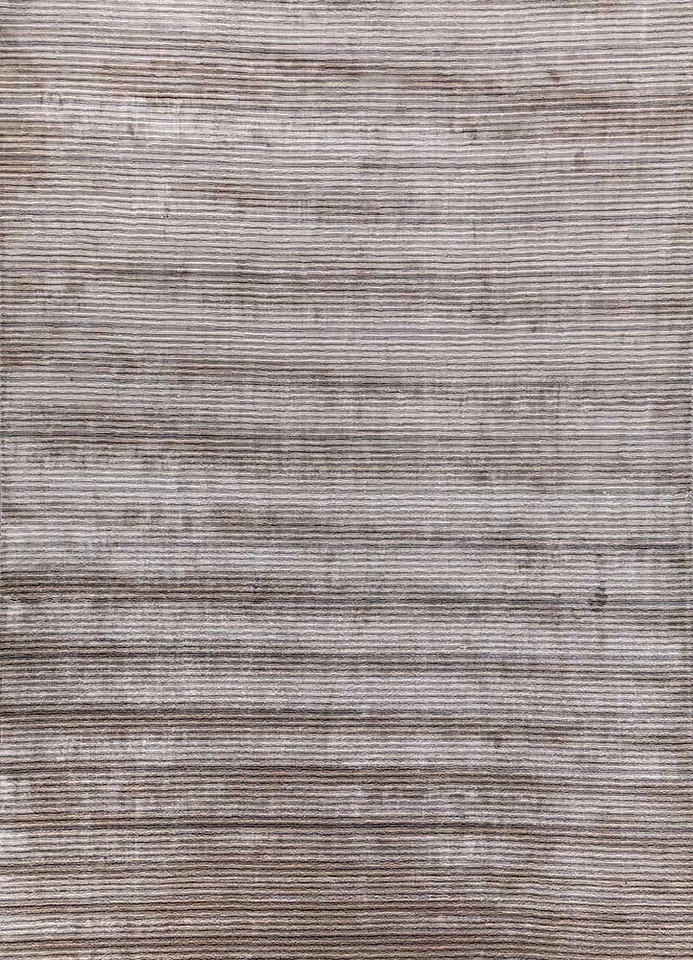 Modern Hand Loom Viscose bamboo silk Rug Color Black Olive/Beige Carpet Rugs - Image 1 of 4