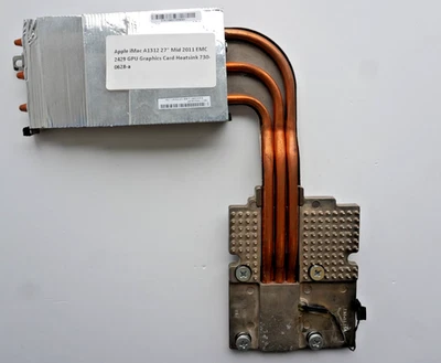 Apple iMac A1312 27" Mid 2011 EMC 2429 GPU Graphics Card Heatsink 730-0628-a - Image 1 of 3