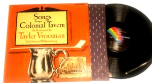 Tayler Vrooman Songs From A Colonial Tavern In Colonial Williamsburg LP Nm - Picture 1 of 5