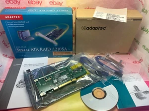 🚩 SERIAL ATA RAID 1210SA 2-PORT ADAPTEC PC1  CONTROLLER - Picture 1 of 13