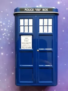 Doctor Who TARDIS Police Box Cigarette Case Business Card Battles in Time Tin - Picture 1 of 5