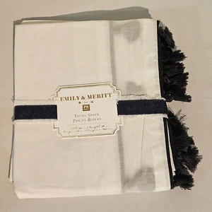 NEW Pottery Barn PB teen Emily & Meritt Tassel 44 x 96" SHEER Panel Curtain - Picture 1 of 5