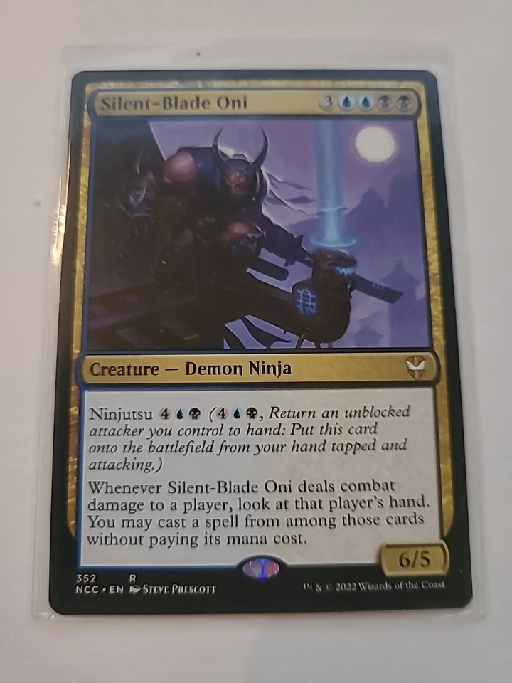 MTG Silent-Blade Oni Rare - MN - Image 1 of 1