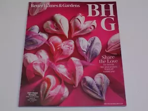 Better Homes Gardens Magazine Jan Feb 2023 Valentine Love Heart Shaped Meringue+ - Picture 1 of 1