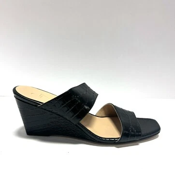 Sandalia Naturalizer Vennice para mujer negra cocodrilo talla 8,5 M Foto 1 de 4