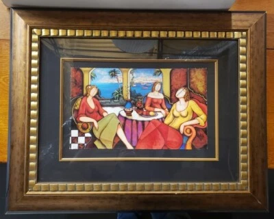 Charles Lee Limited Ed. #445/450 Print Signed "Lazy Afternoon" Framed & Matted - Image 1 of 4