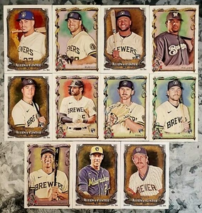 Brewers 2024 Topps Allen & Ginter - Brewers 2023 A & G / 11 Cards - Picture 1 of 3