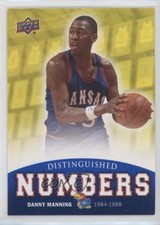 2013 Upper Deck University of Kansas Distinguished Numbers Danny Manning #DN-9