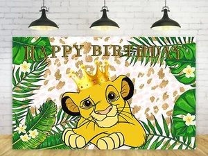 The Lion King Backdrop for Birthday Party Decorations Wild Jungle Background ... - Picture 1 of 3
