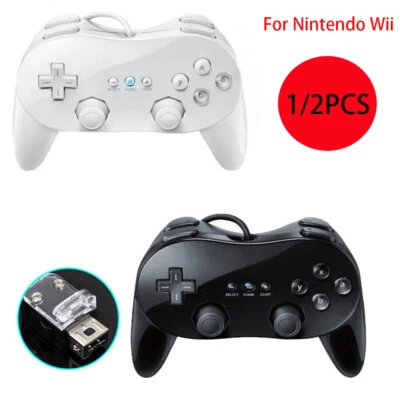 For Nintendo Wii Game Remote Classic Controller Gamepad Joypad Joystick 1/2PCS - Image 1 of 4