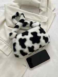 Cow Print Baguette Bag Great for kids or adults