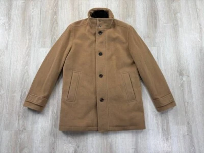 Mens wool coat BOSS Size 52 Color Brown - Image 1 of 4