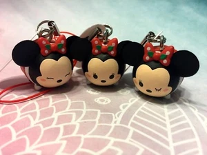 Disney Tsum Tsum X-Mas Minnie 3 Faces Konami Arcade Strap Unregistered ❤️ - Foto 1 di 2