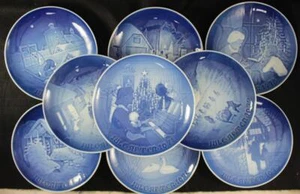 Bing & Grondahl Annual Christmas Plate 9 Collectible Plates EXCELLENT CONDITION - Picture 1 of 12