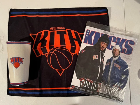 KNICKS x KITH NIGHT NYC 2022- KITH CUP, KITH TOWEL, KITH SLAM MAG Cover