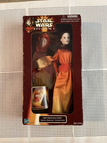 Hidden Majesty Queen Amidala Collection Unmask the Queen 12" Figure Hasbro 1998 Cover