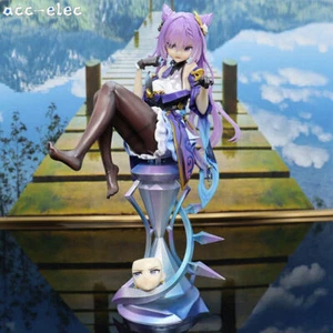 Genshin Impact Keqing Figure Action Anime Statue Model Pvc Toy Gift New No Box - Picture 1 of 9