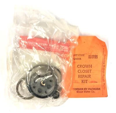 SLOAN VALVE COMPANY SLOAN VALVE CO CROWN CLOSET REPAIR KIT 0319185 NOS