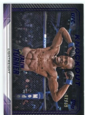 20224 Topps Knockout UFC Purple /99 JALIN TURNER No. 48! - Image 1 of 2