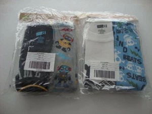 Crazy8 Crazy 8 Long Sleeve Robot & Skulls Pjs Pajamas Boy Size 12 - NEW NWT - Picture 1 of 12