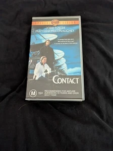 Contact 1997 VHS New Factory Sealed Jodie Foster Matthew McConaughey - Picture 1 of 1