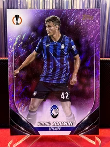 2023-24 Topps Jade Edition UEFA Giorgio Scalvini Purple 12/15 Italy Atalanta - Picture 1 of 3