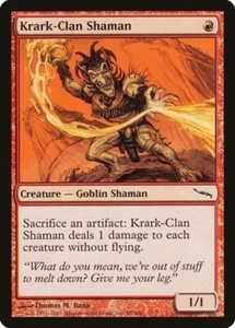 Chamán Krark-Clan Mirrodin MTG casi nuevo - Imagen 1 de 1