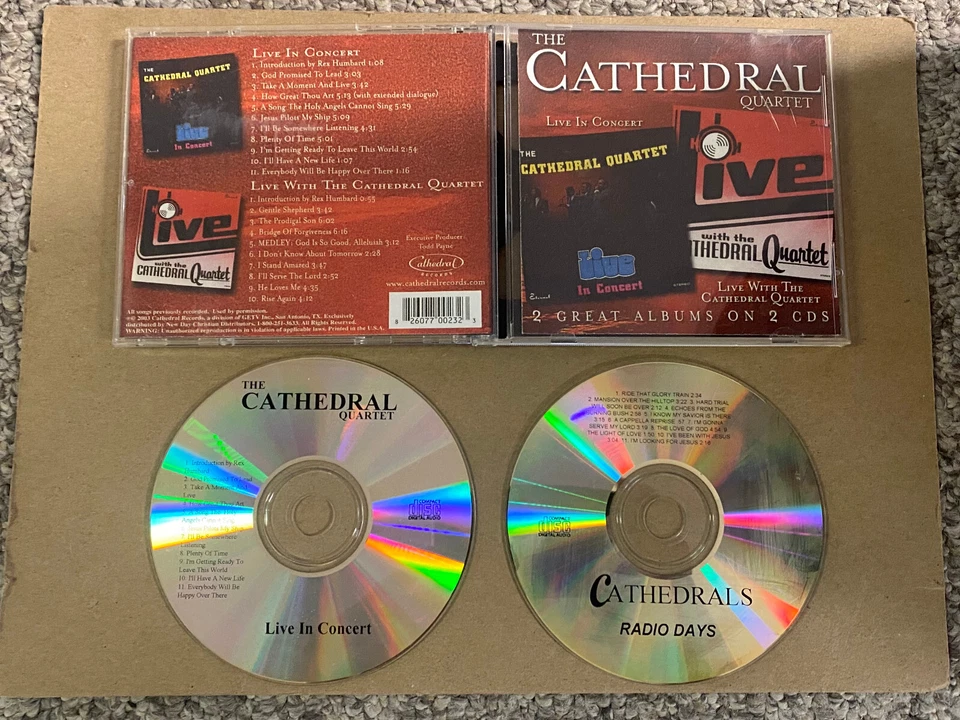 Live in Concert: Live With Cathedral Quartet (CD, 2007, 2-Disc Set) Foto 1 de 1