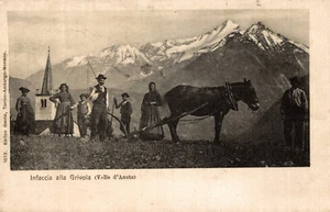 SAINT NICOLAS, Aosta - Costumi - Antichi Mestieri - Ediz. E. Genta - VG - S004 - Foto 1 di 2