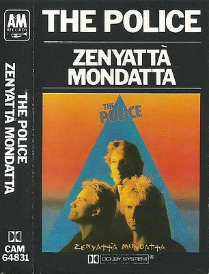 Police Zenyatta Mondatta CASSETTE ALBUM A&M Records CAM 64831 Rock New Wave 1980 - Image 1 of 4