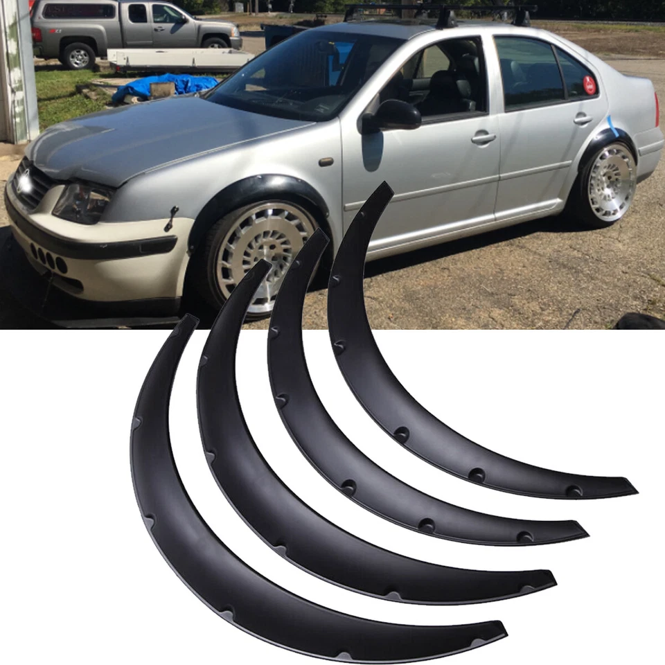 Kit de carrocería extra ancha Flex Fender Flares 4X4,5" arcos de rueda para Volkswagen Jetta Foto 1 de 4