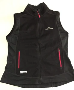Kathmandu womens Windstopper Softshell Zip Pockets stretch Vest Black Size 16 - Picture 1 of 7