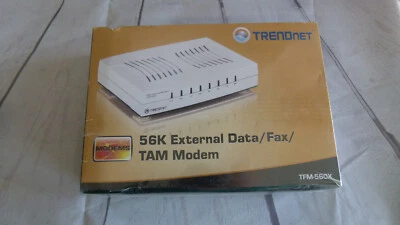 TRENDnet TFM-560X 56K External Data/Fax/ TAM Modem - Image 1 of 4