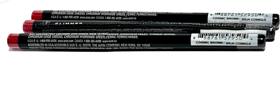 Avon fmg Glimmer CREMA DELINEADOR DE OJOS MARRÓN CÓSMICO Juego de 3 retráctiles Foto 1 de 1