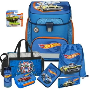HOT WHEELS - SCOOLI EasyFit Schulranzen-Set 9tlg. mit SPORTTASCHE - Bild 1 von 8