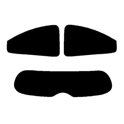 Pre Cut Window Tinting Film for Renault Megane 3-door 2002-08 35% Light Rear - Image 1 of 4