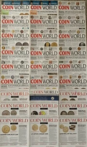 27 Coin World Magazines Lot 2014 Weekly Issues Coins Paper Money Collecting Info - Picture 1 of 3
