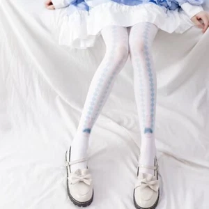 Japanese Sweet Lolita Girls Pantyhose Stockings Cosplay Dance Students Pantyhose - Picture 1 of 2