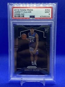 2019 Panini Prizm Basketball Jarrett Culver #252 PSA 9 Dribbling Variation RC - Picture 1 of 2