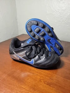 Nike Boys baseball cleats 359622-041 Blue Black Shoes Sneakers 10c - Picture 1 of 8