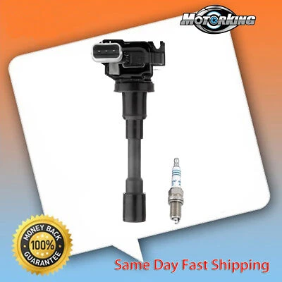 Juego de 2 bobinas de encendido UF280 1PC y bujía 5304 1PC para 99-01 Suzuki Esteem Foto 1 de 4