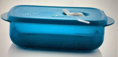 Tupperware Vent N Serve  600 ml für Mikrowelle  petrol NEU in Originalverpackung - Bild 1 von 4