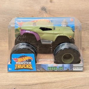 Hot Wheels Monster Trucks Hulk 1:24 Scale Die-cast Metal Body New - Picture 1 of 5