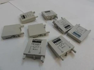 196032 New In Box; Dayton 1EGR7 LOT-8 Socket Module Relay; 2 Pin 120 VAC/VDC - Picture 1 of 2