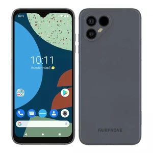 Fairphone 4 5G (grau) 128GB + 6GB RAM Android Smartphone - GSM entsperrt mit Box - Bild 1 von 3
