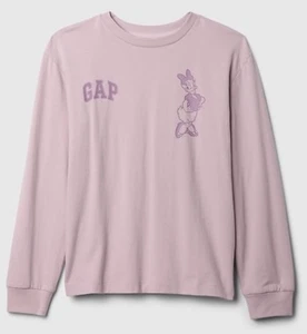 NWT Gap Kids Girls Disney T-Shirt Daisy Duck Logo lavender lilac $34.95  u pick - Picture 1 of 4