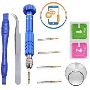 Kit Reparatur Zerlegt Smartphone Tablet Schraubendreher 5 Tipps Pinzette - Zdjęcie 1 z 3