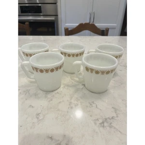 Pyrex Vintage VTG 5 Coffee Mugs- As seen in Taylor Swift's Anti Hero Music Video - Picture 1 of 3