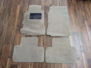OEM 1996-2004 Acura RL Floor Mat Set Carpet Complete Front Rear LH RH Tan Biege - Picture 1 of 6